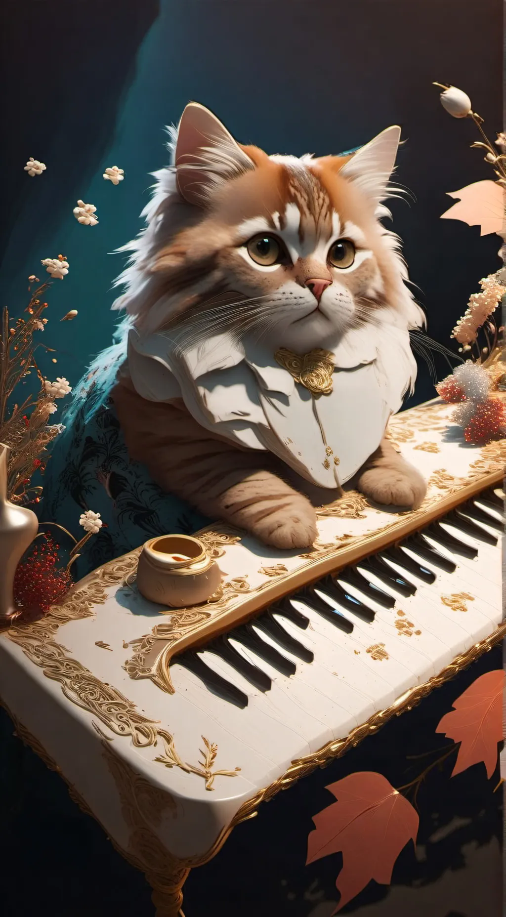 ai character: meowsic (english) background