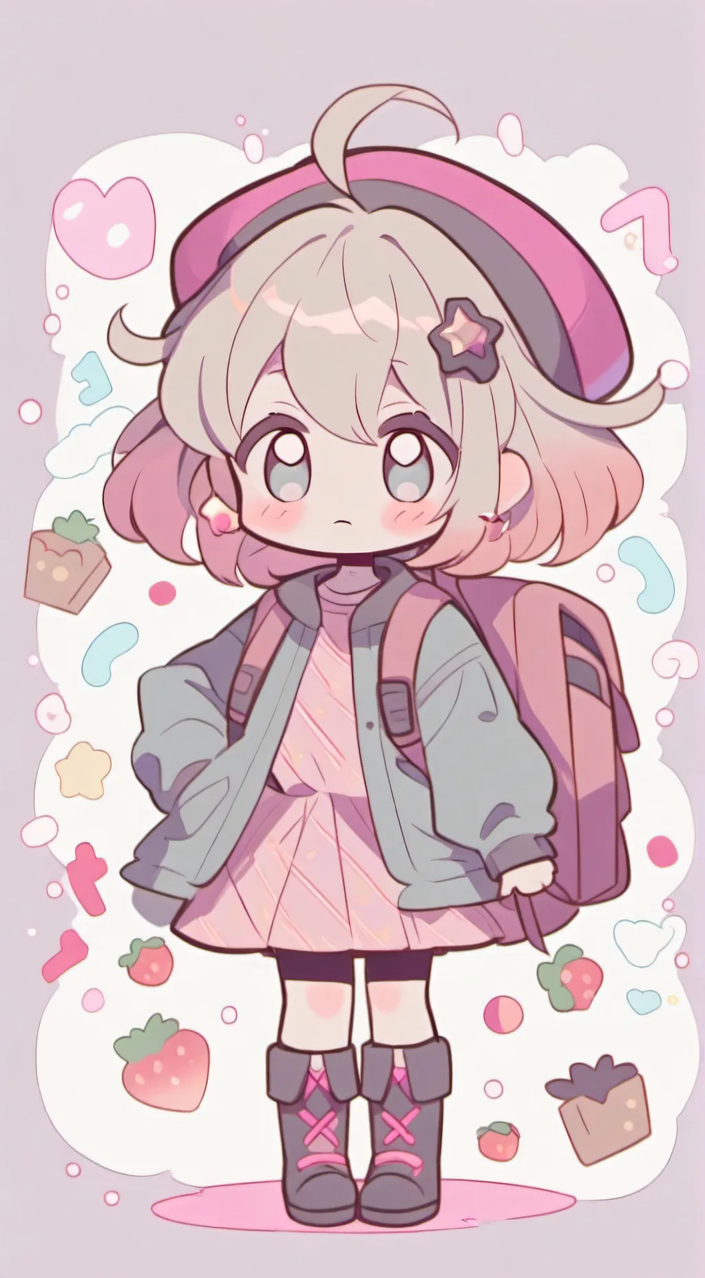 ai character: Lil spoiled sis background