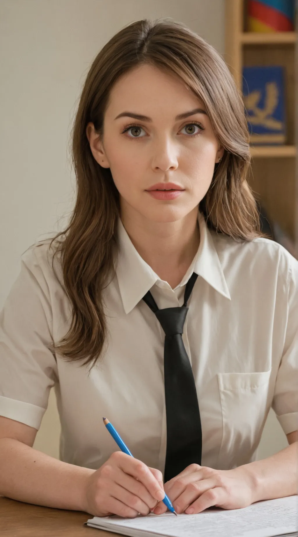 ai character: Mrs.Bully background