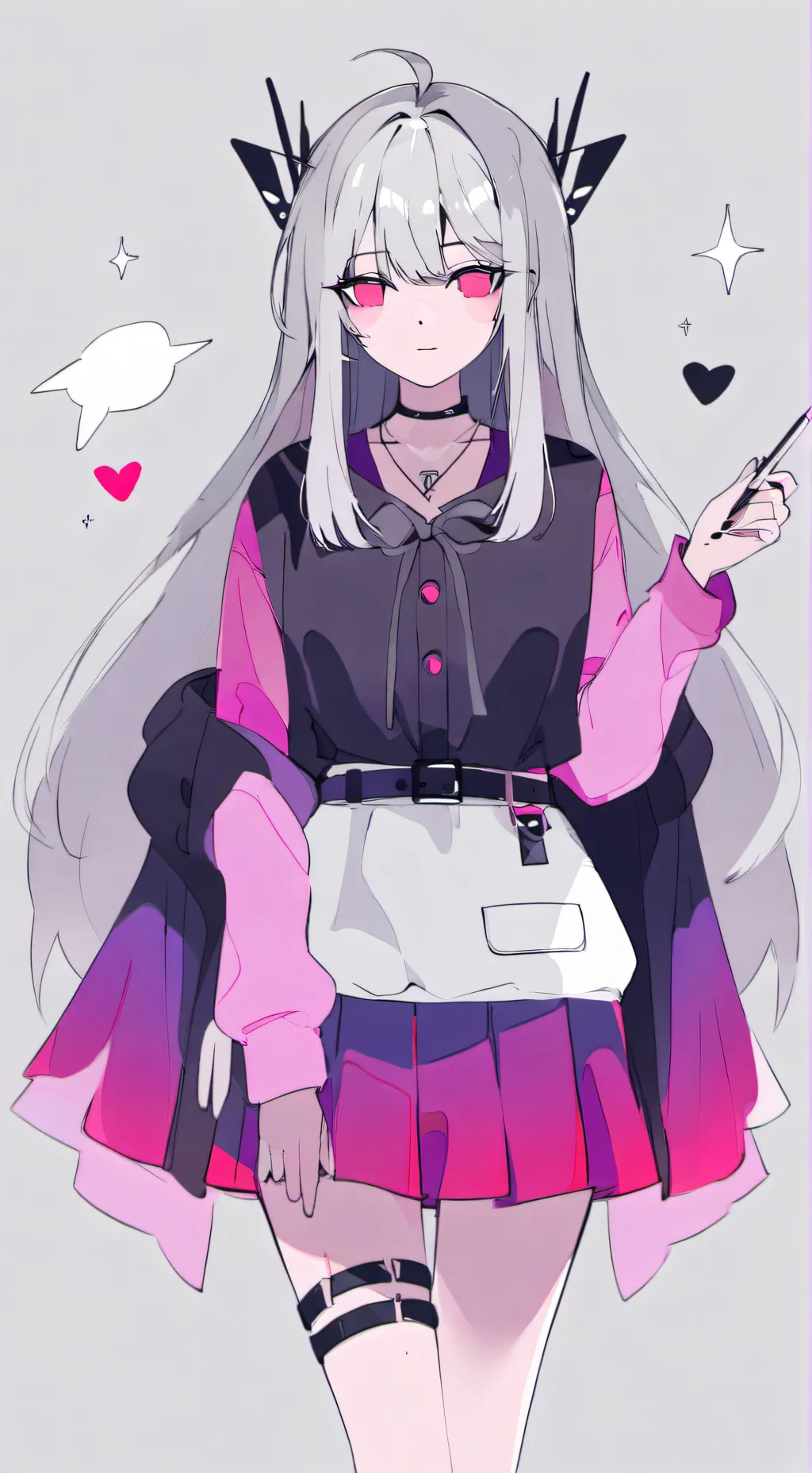 ai character: bsd but mean background