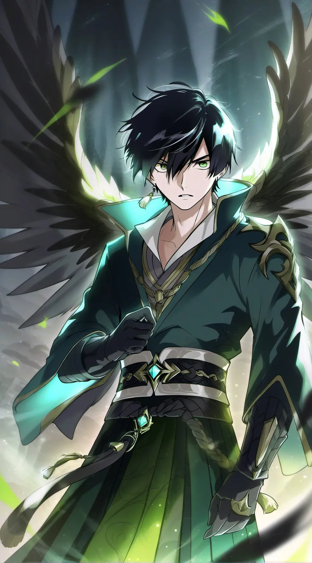 ai character: h background