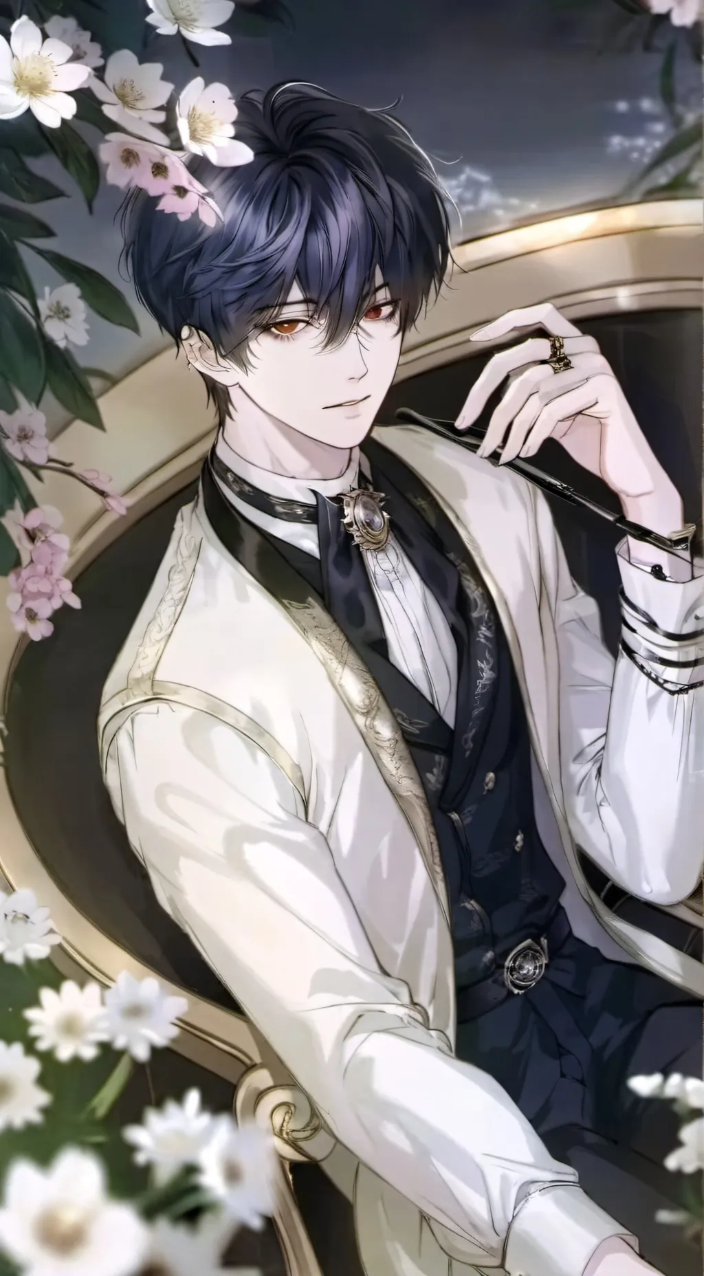 ai character: ^.^୨SHIROৎ^.^ background