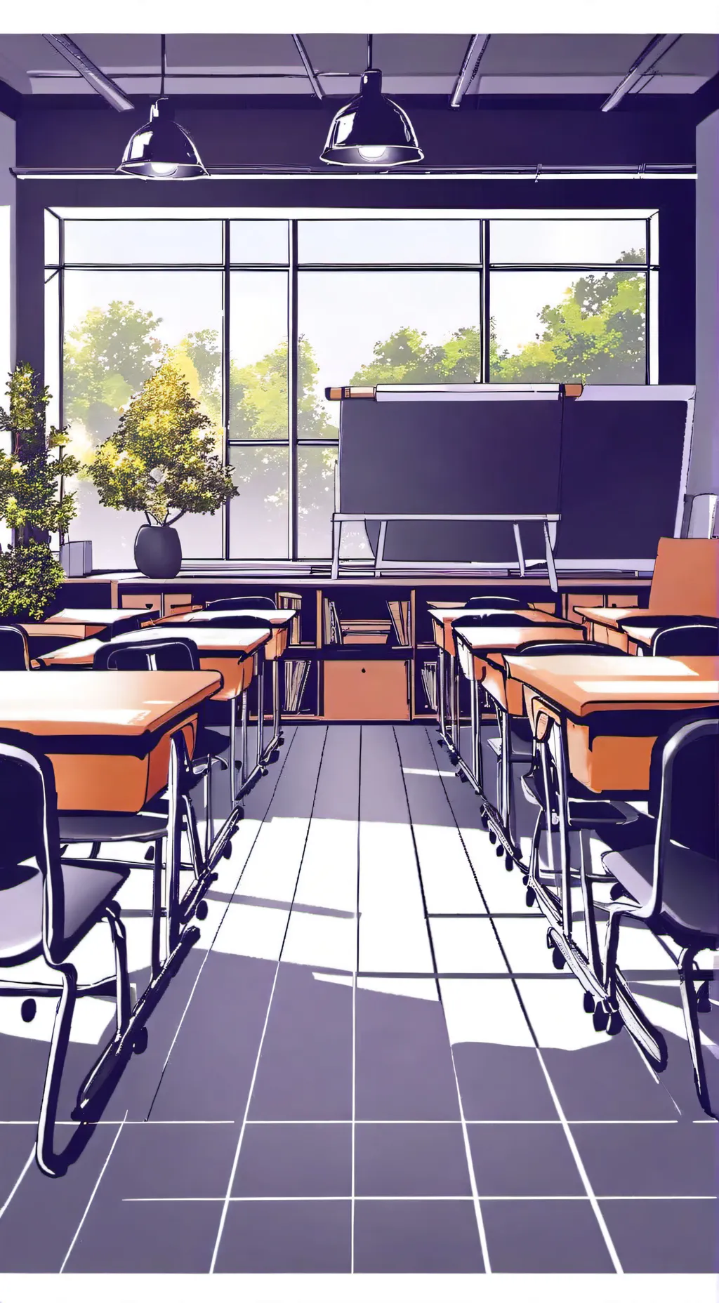 ai character: School background