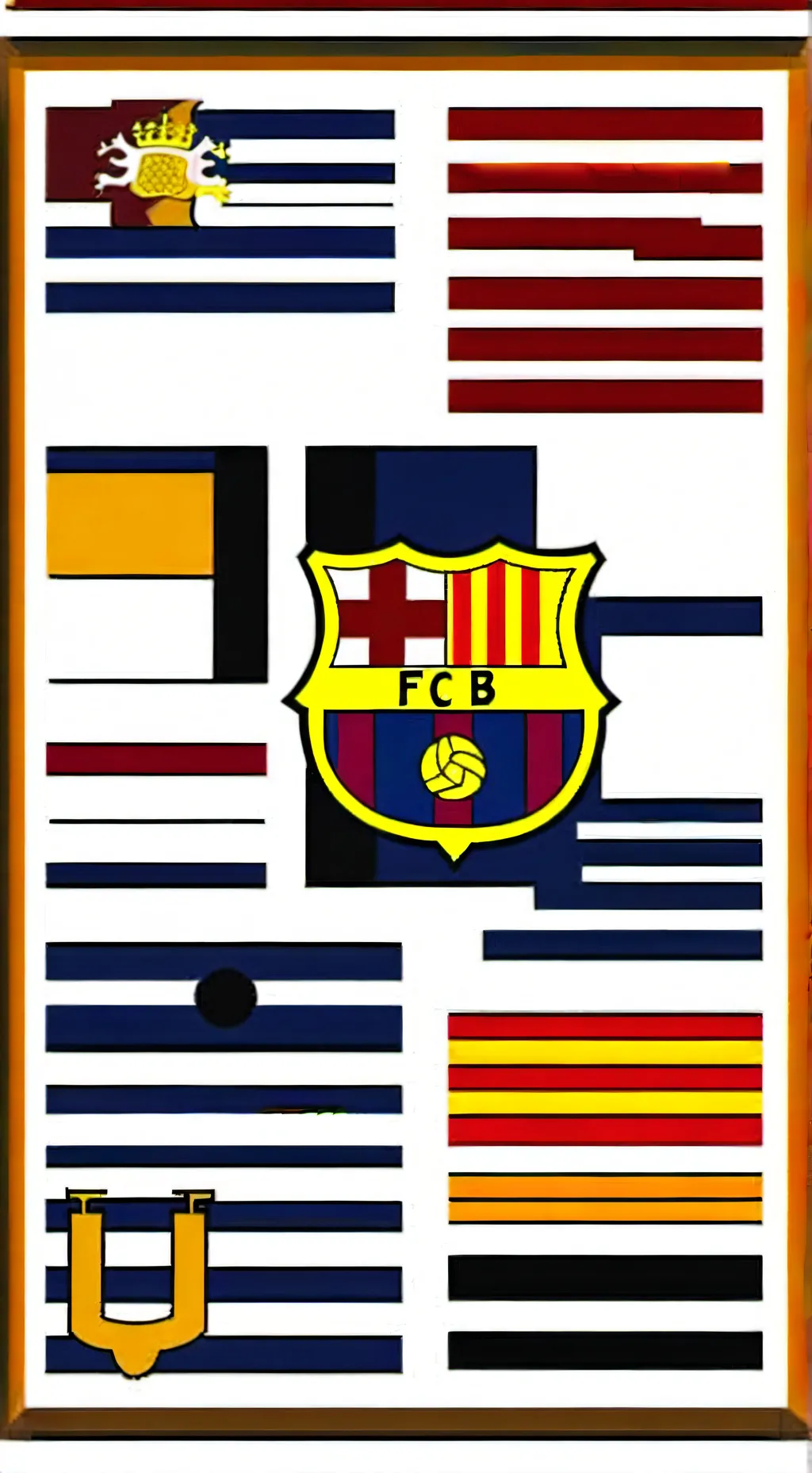 ai character: FC BARCELONA background
