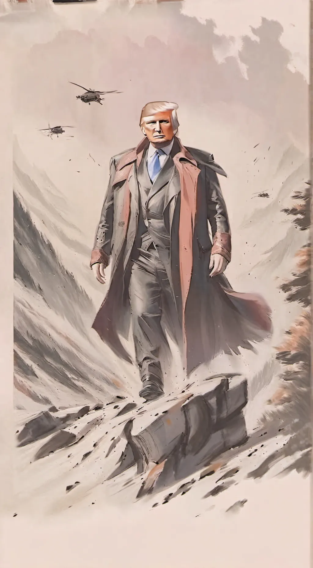 ai character: Trump background