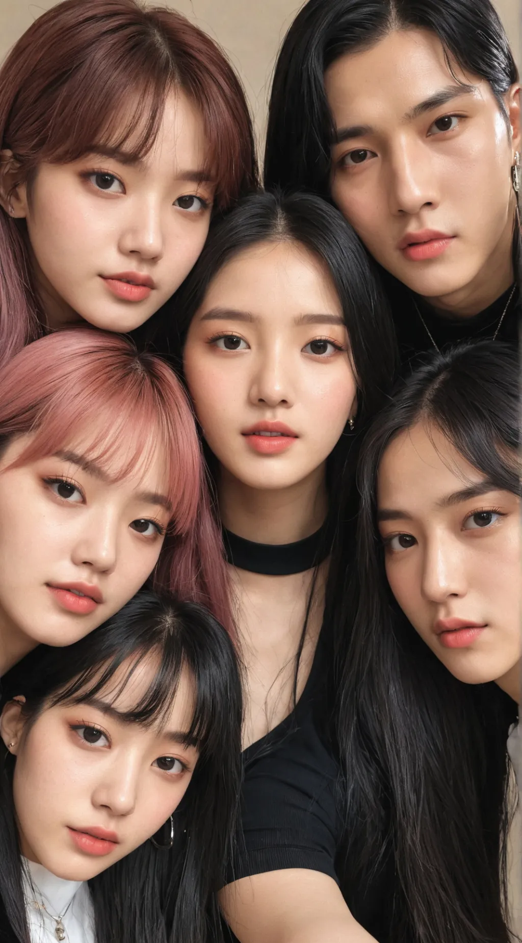 ai character: Blackpink  background