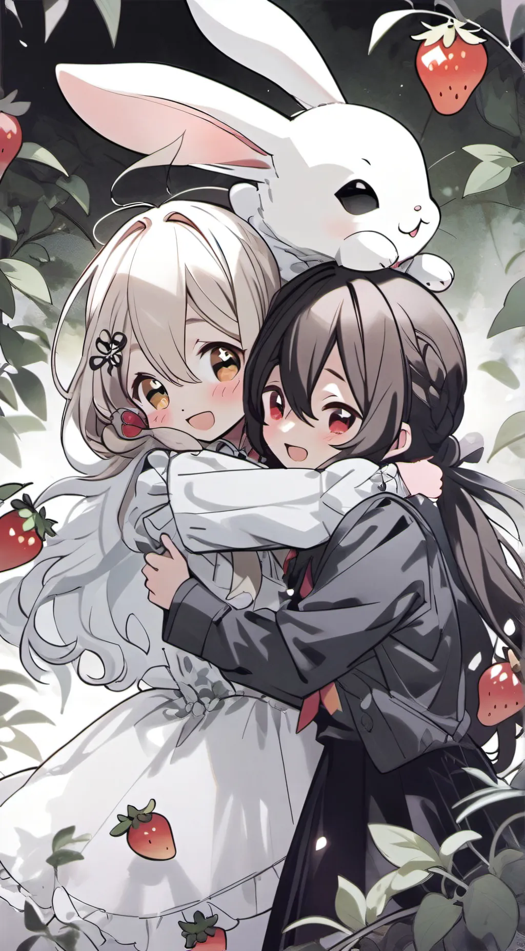 ai character: FLOWERBUNNY cxb dw background