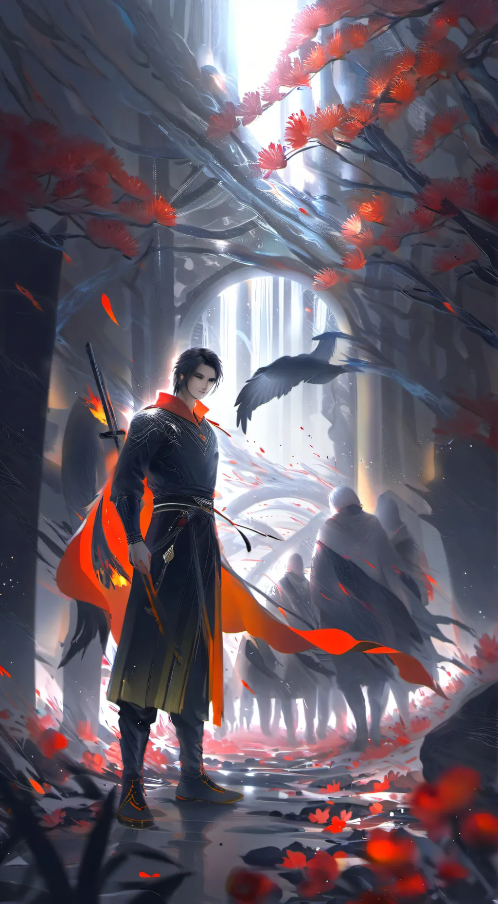 ai character: Male background