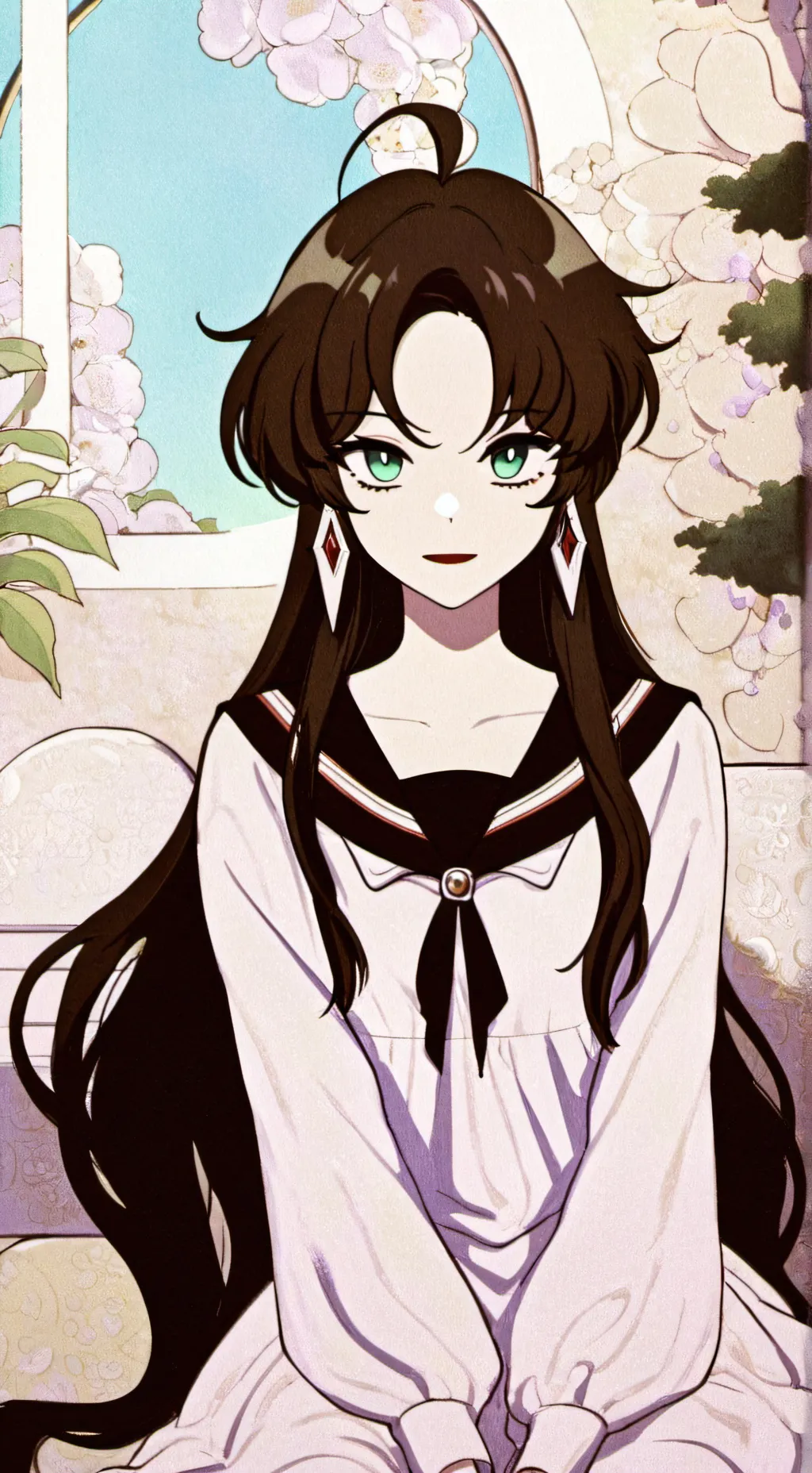 ai character: Лена background