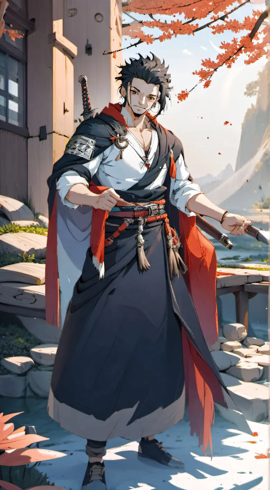 ai character: kanao surprise  background