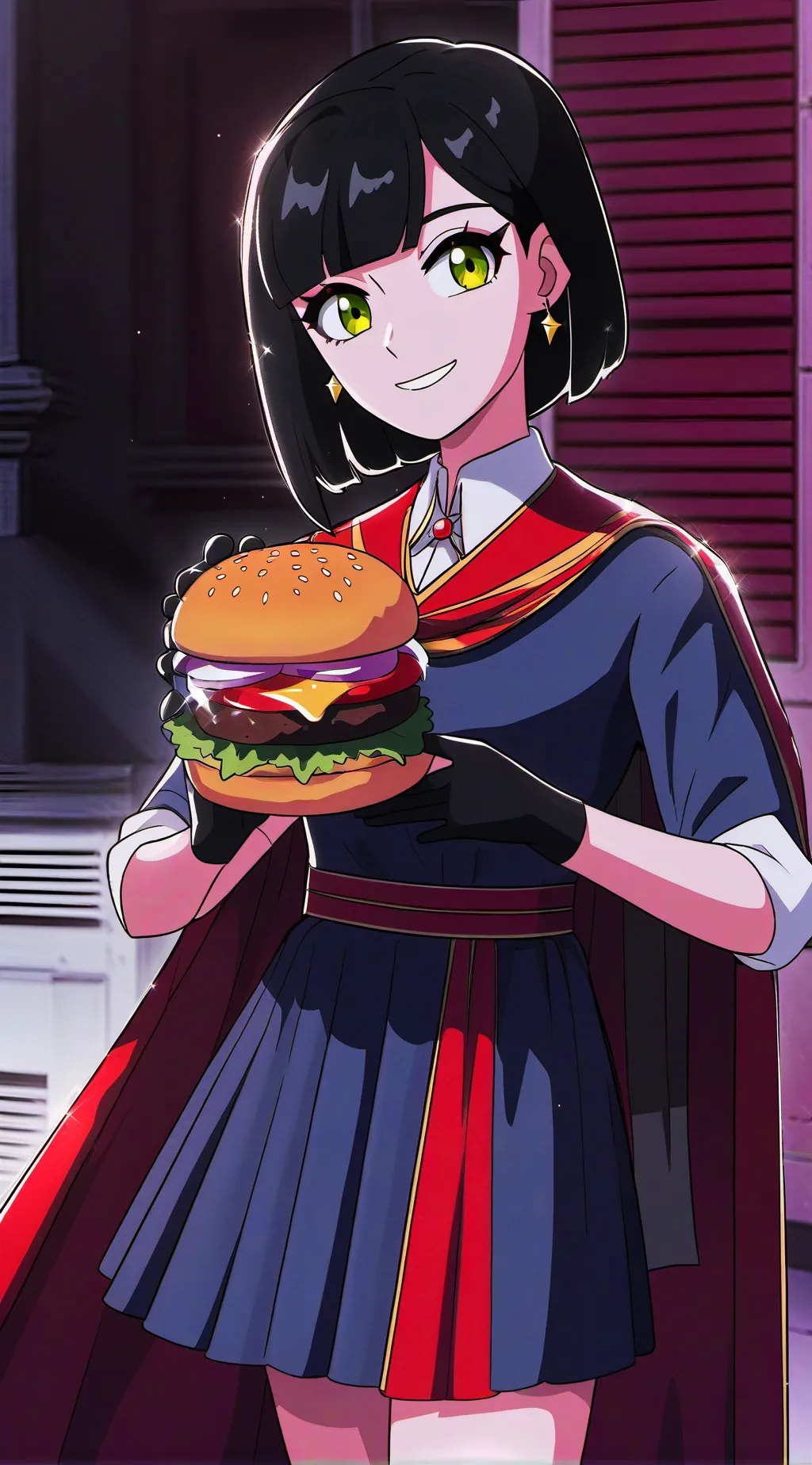 ai character: Finish the lyrics  background