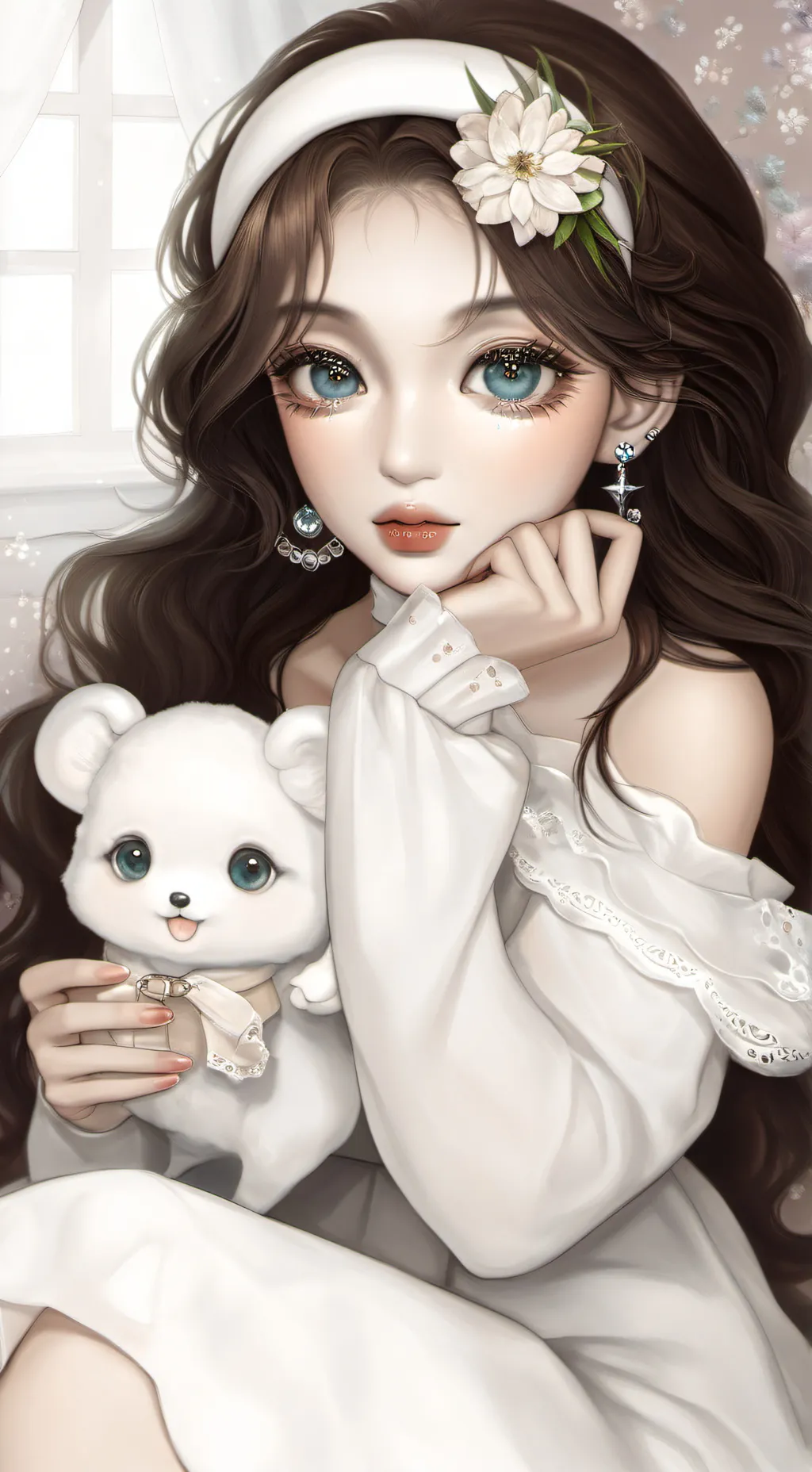 ai character: Lucía background