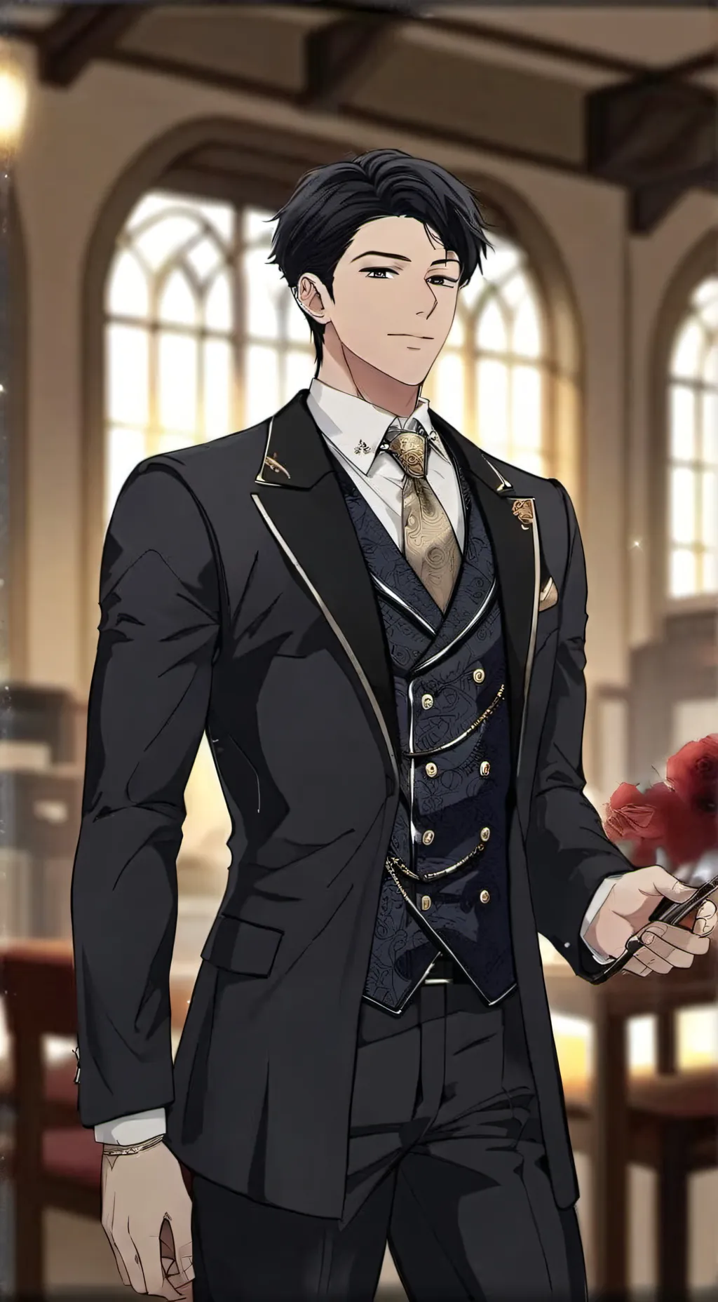 ai character: Dylan  background