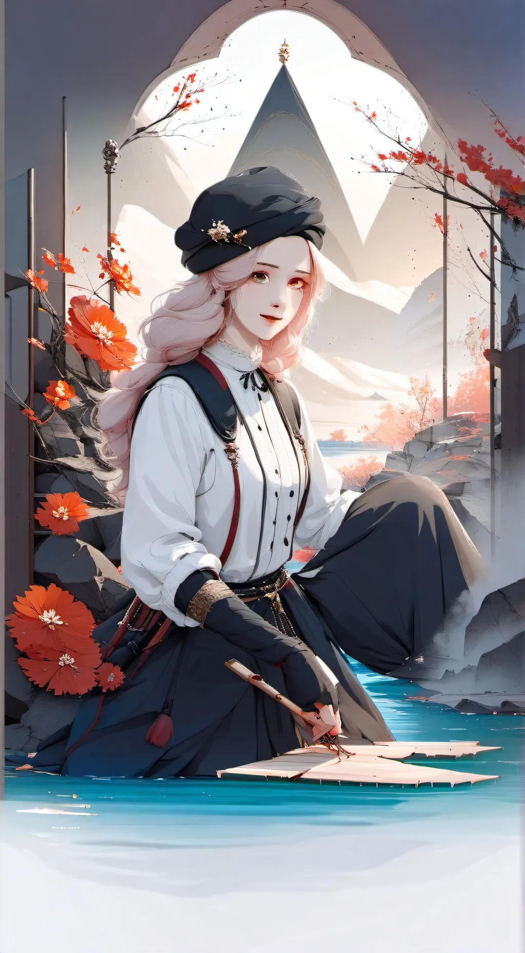 ai character: Obamitsu + MuiY/n background