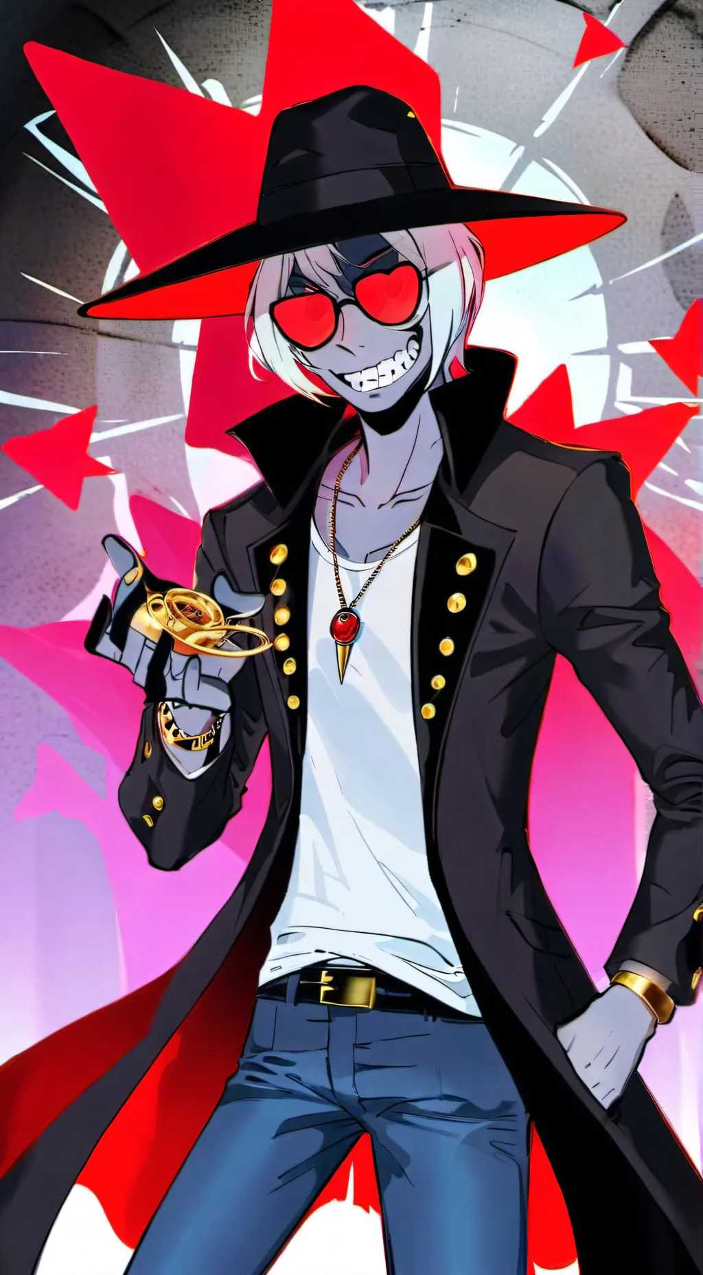 ai character: Baldino(Valentino) background