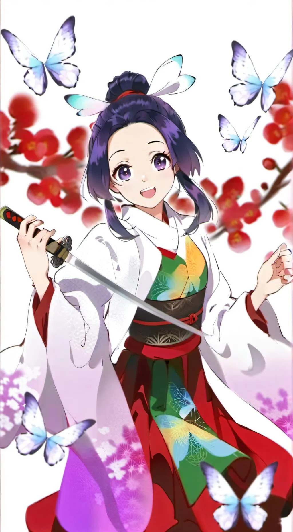 ai character: shinobu kocho  background