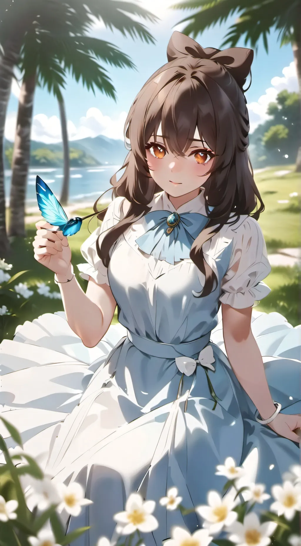 ai character: Cristal Berenice  background