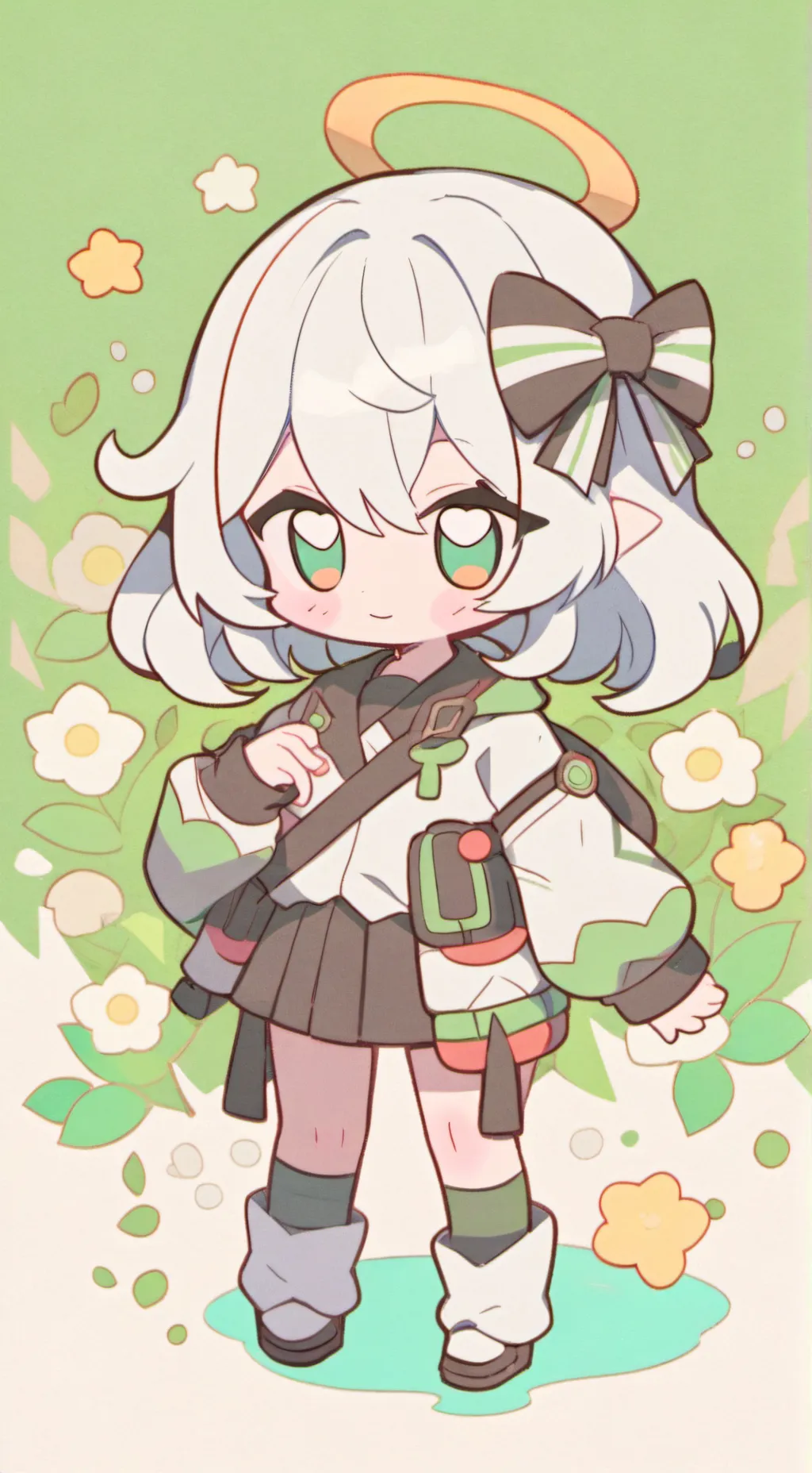 ai character: la chibi cielo XD  background