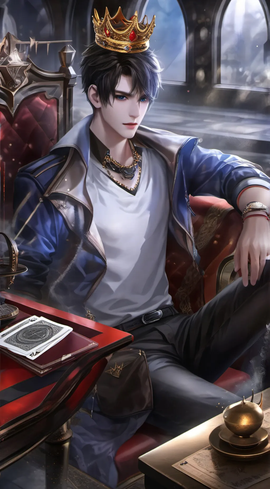 ai character: Technoblade background