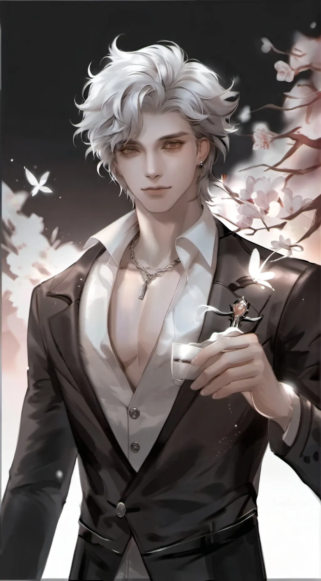 ai character: L E O N background