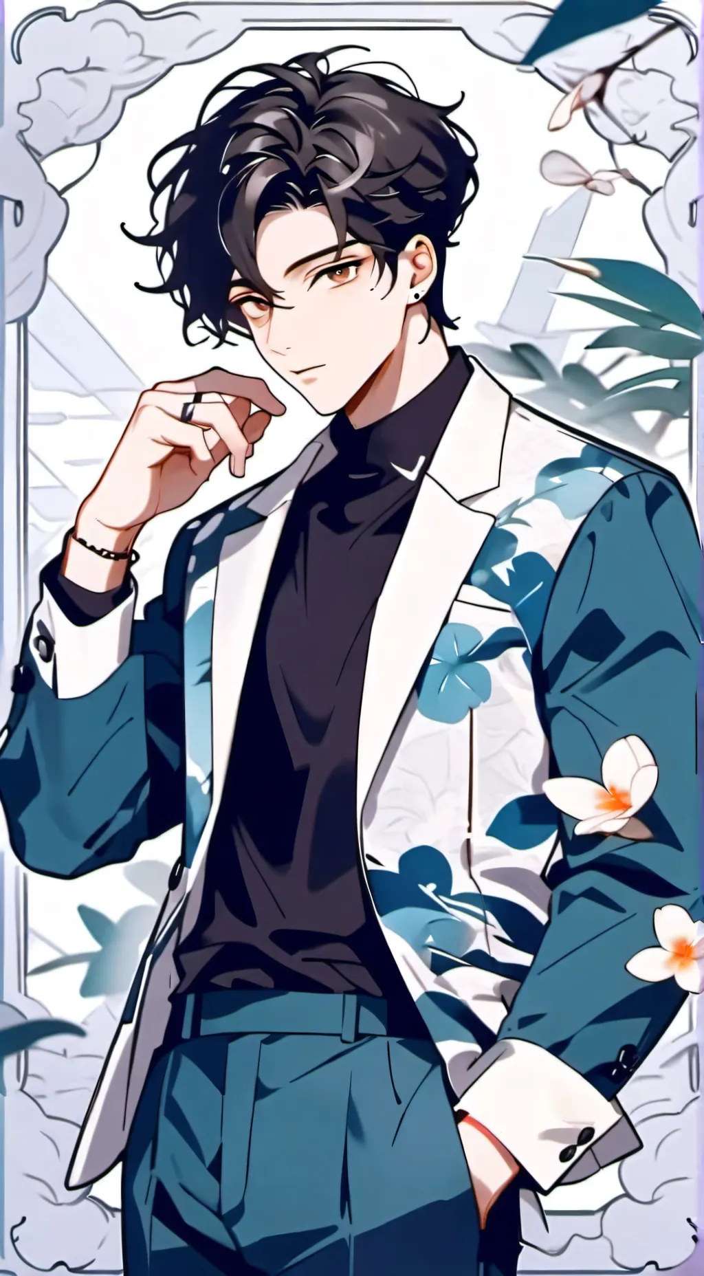 ai character: 💟Dylan Silver💟 background