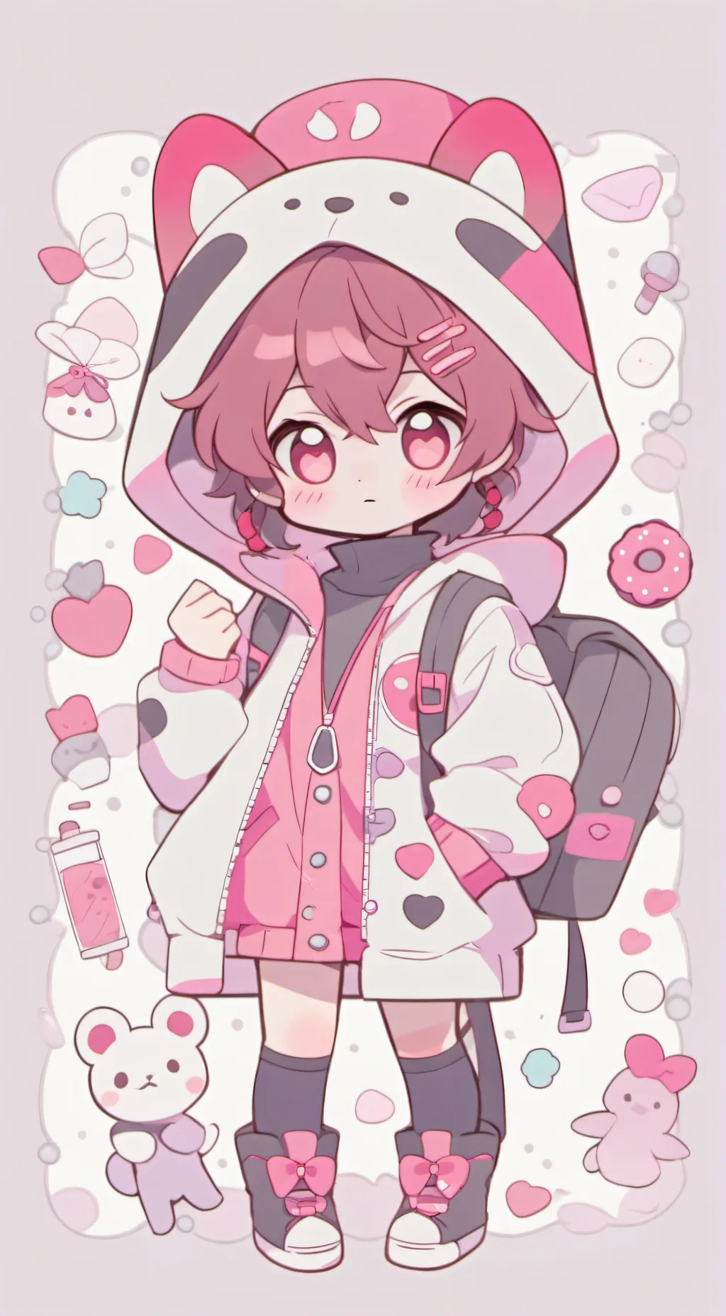 ai character: Eiden  background