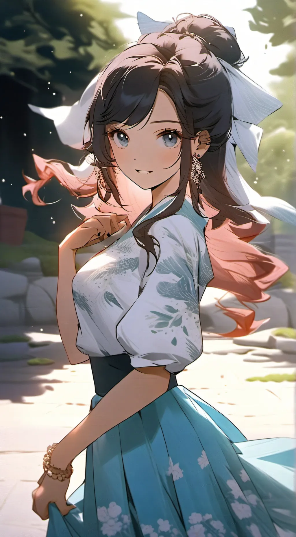 ai character: tsuyu background