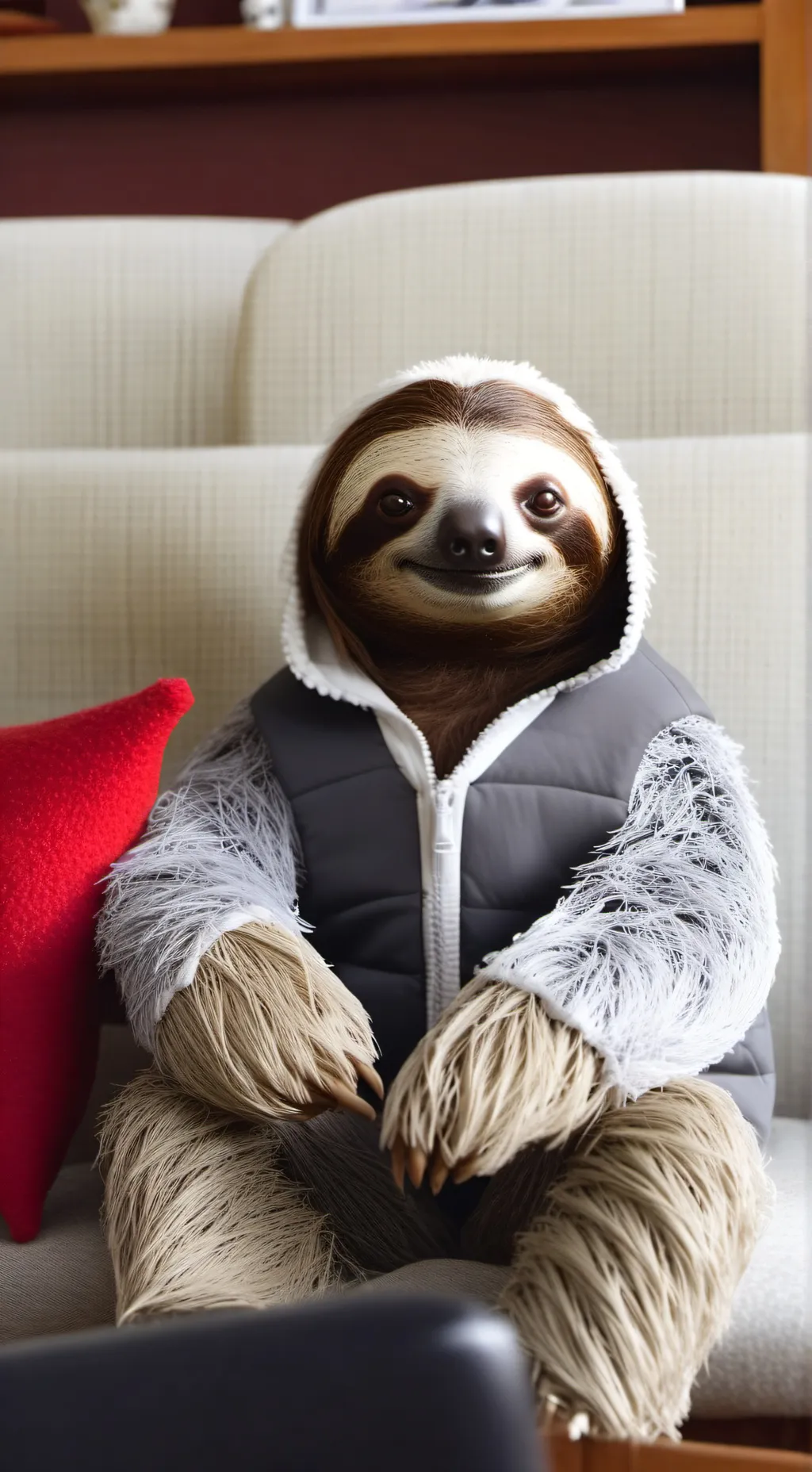 ai character: zeke the sloth background