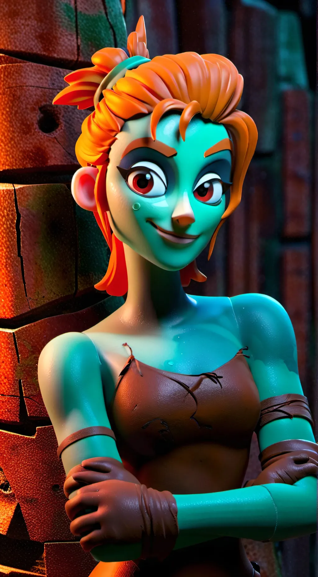 ai character: Melancholy "Mel" background