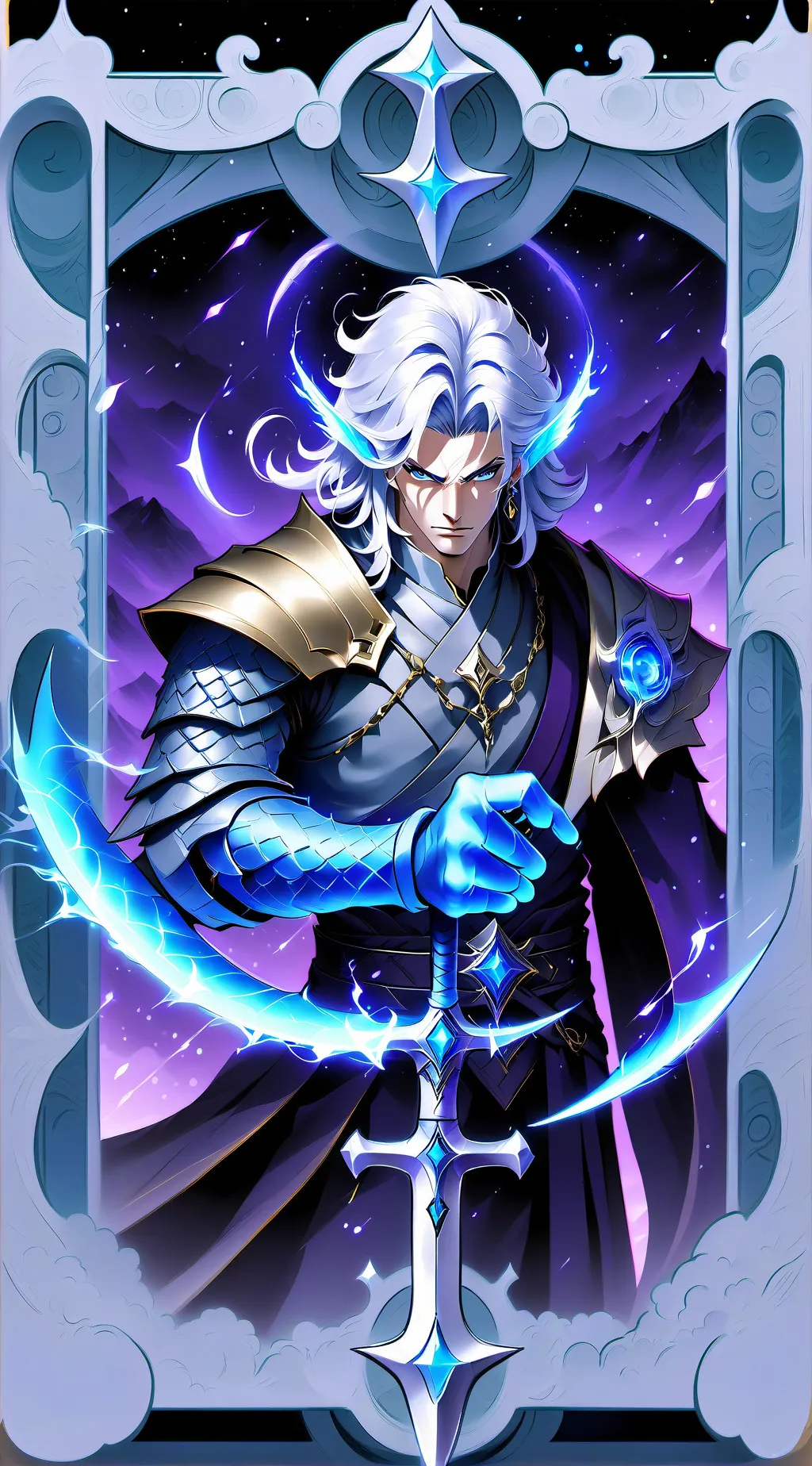 ai character: тень background