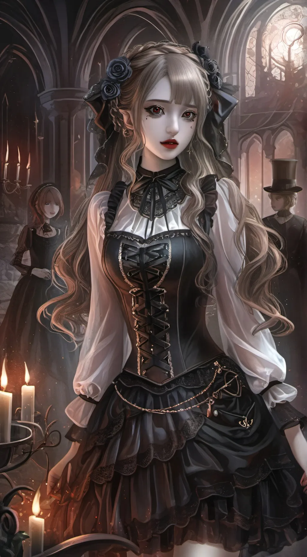 ai character: sprunki  werewolf background