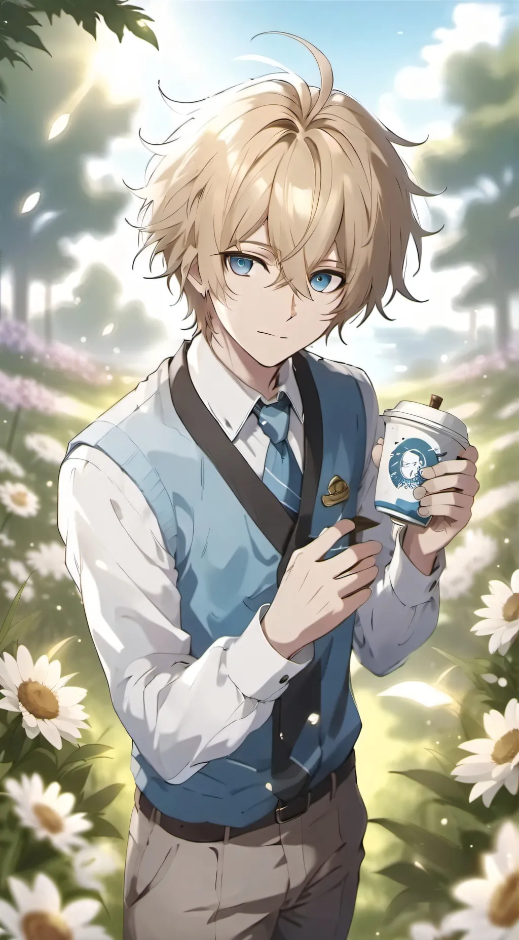 ai character: Leo background