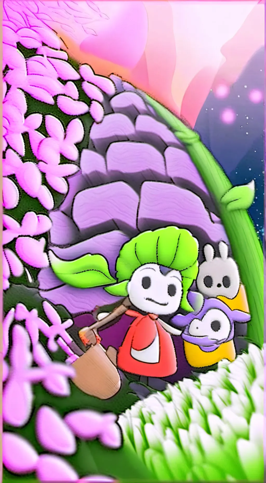 ai character: Kpop Demon hunters background