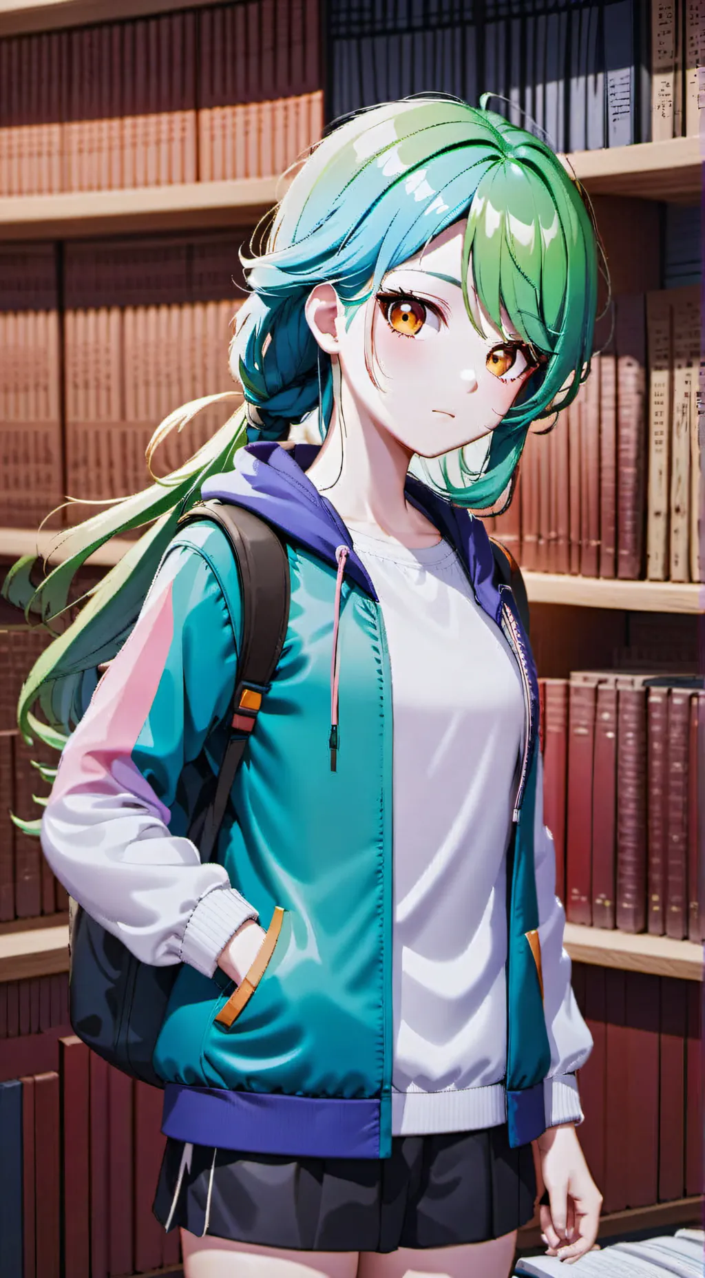 ai character: Rainbow Dash  background