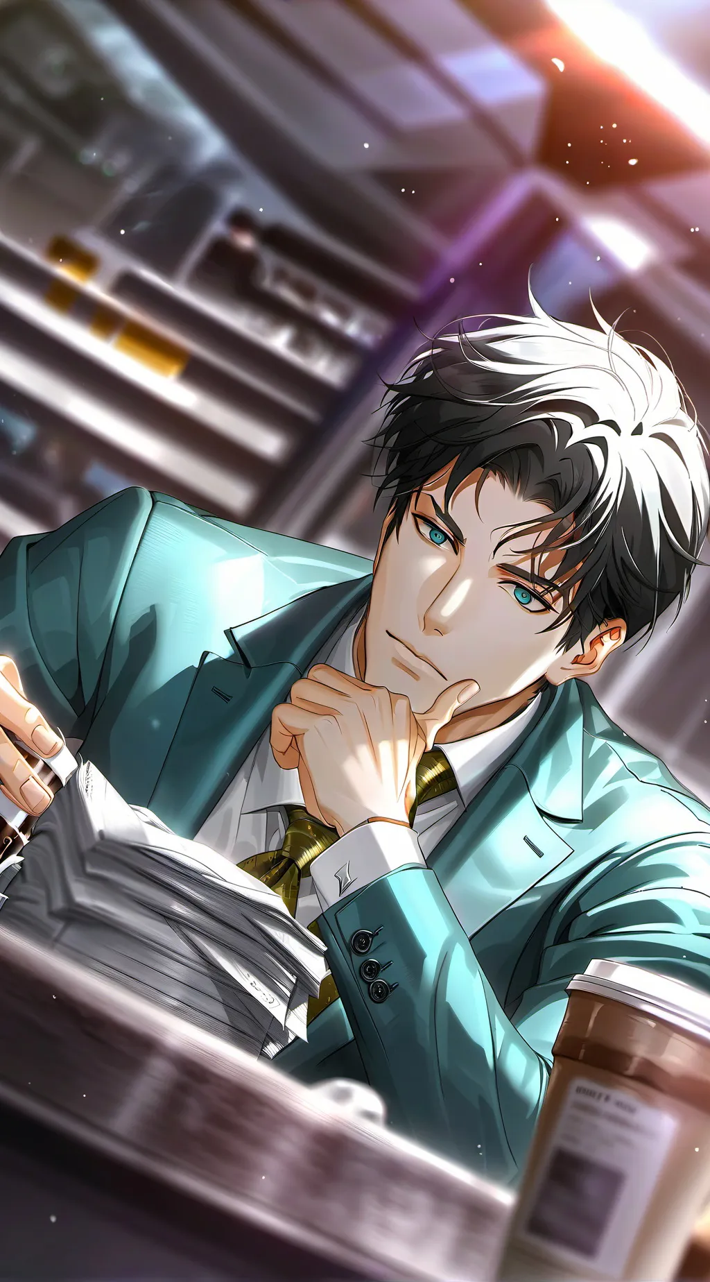 ai character: Blabbering Rival background