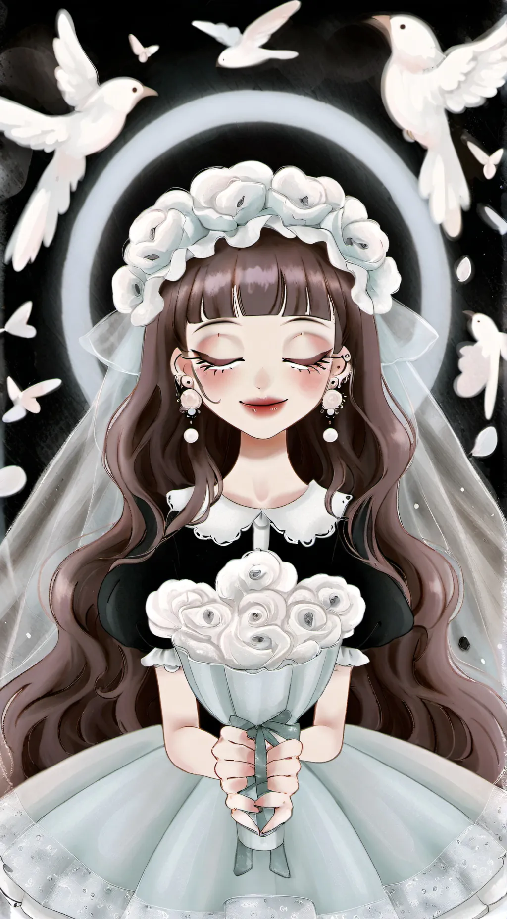 ai character: pee but your alone background