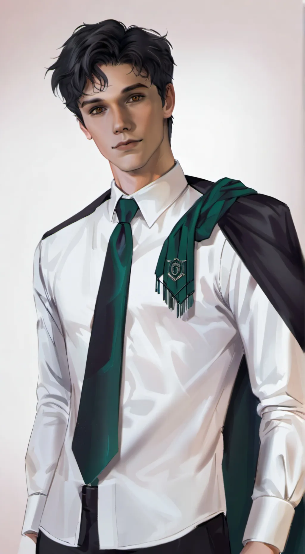 ai character: mattheo riddle  background