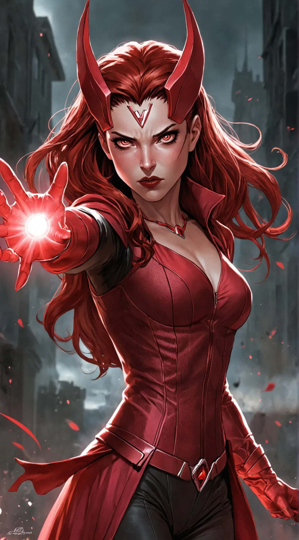 ai character: scarlet witch rp background