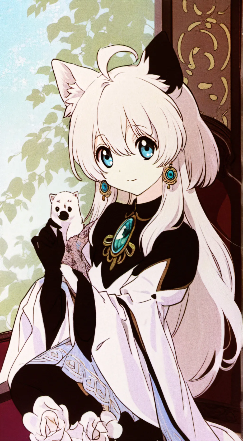 ai character: Hybride  background