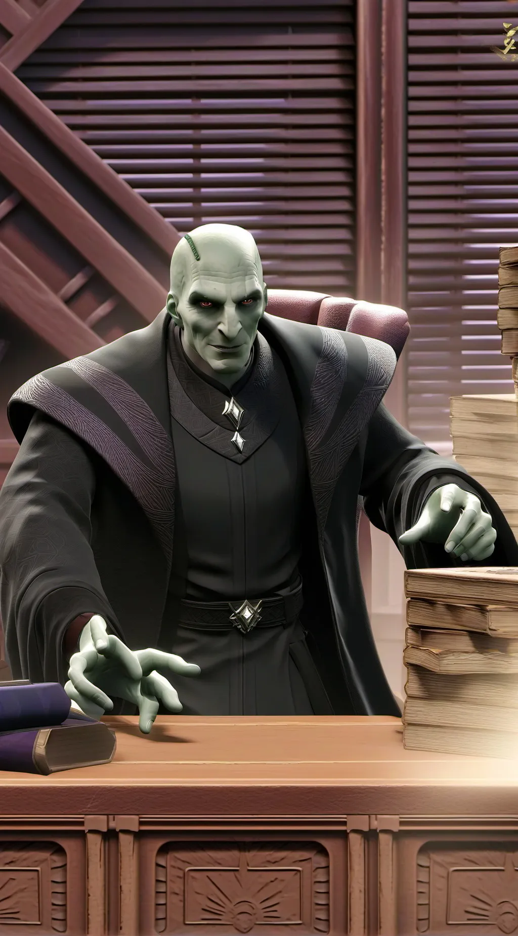 ai character: Sassy Harry background