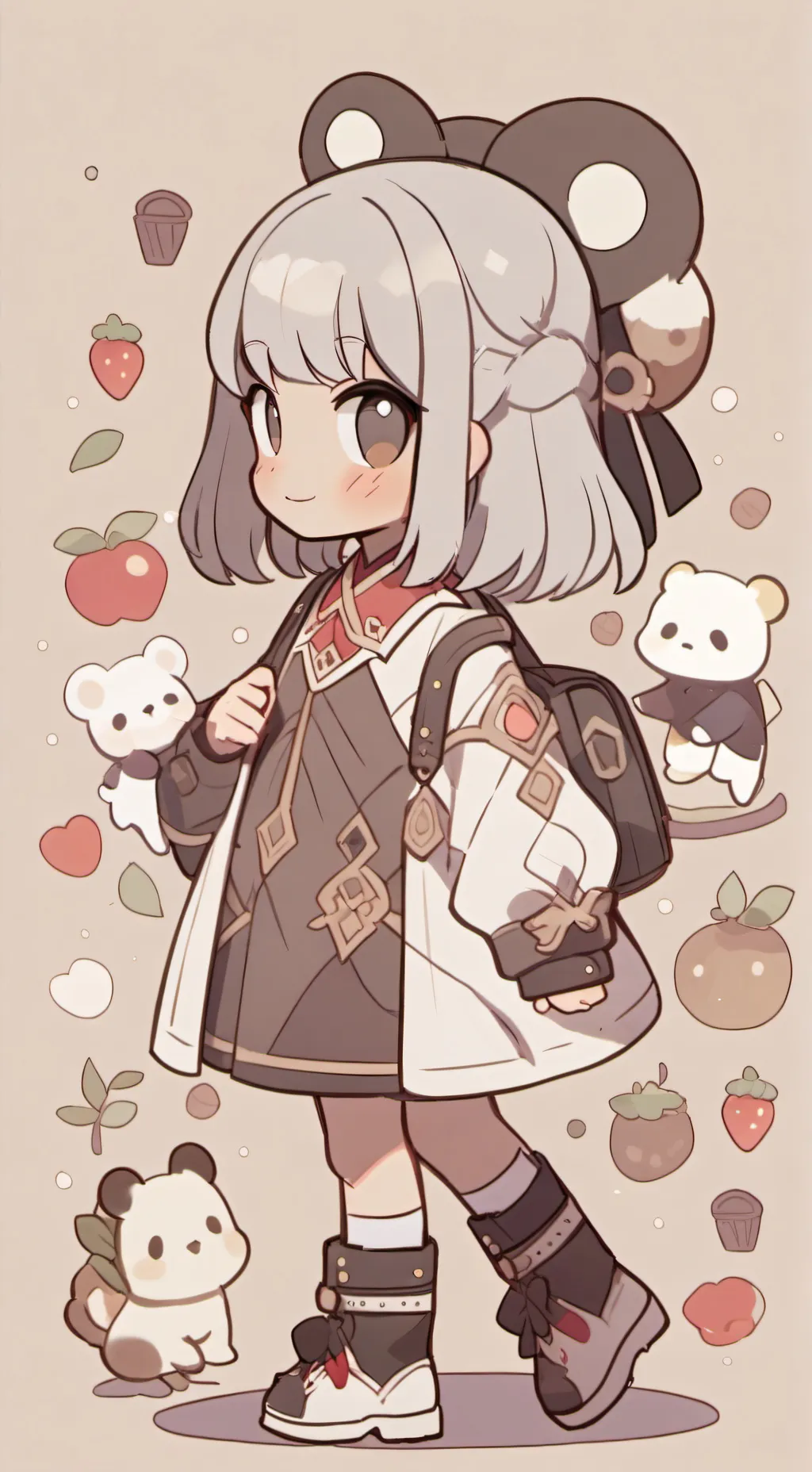 ai character: Dv3 pool party! :) background