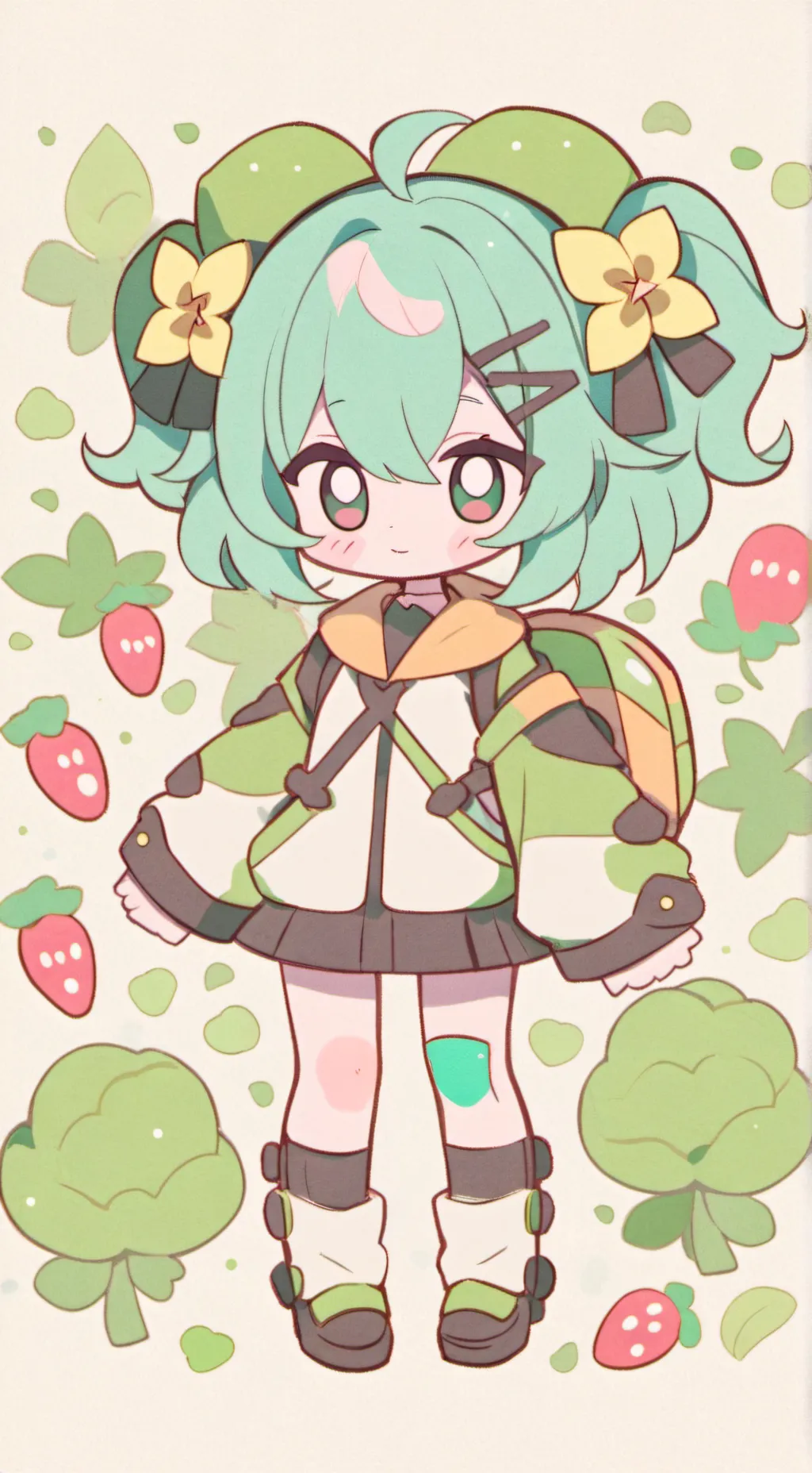 ai character: la cutecore background