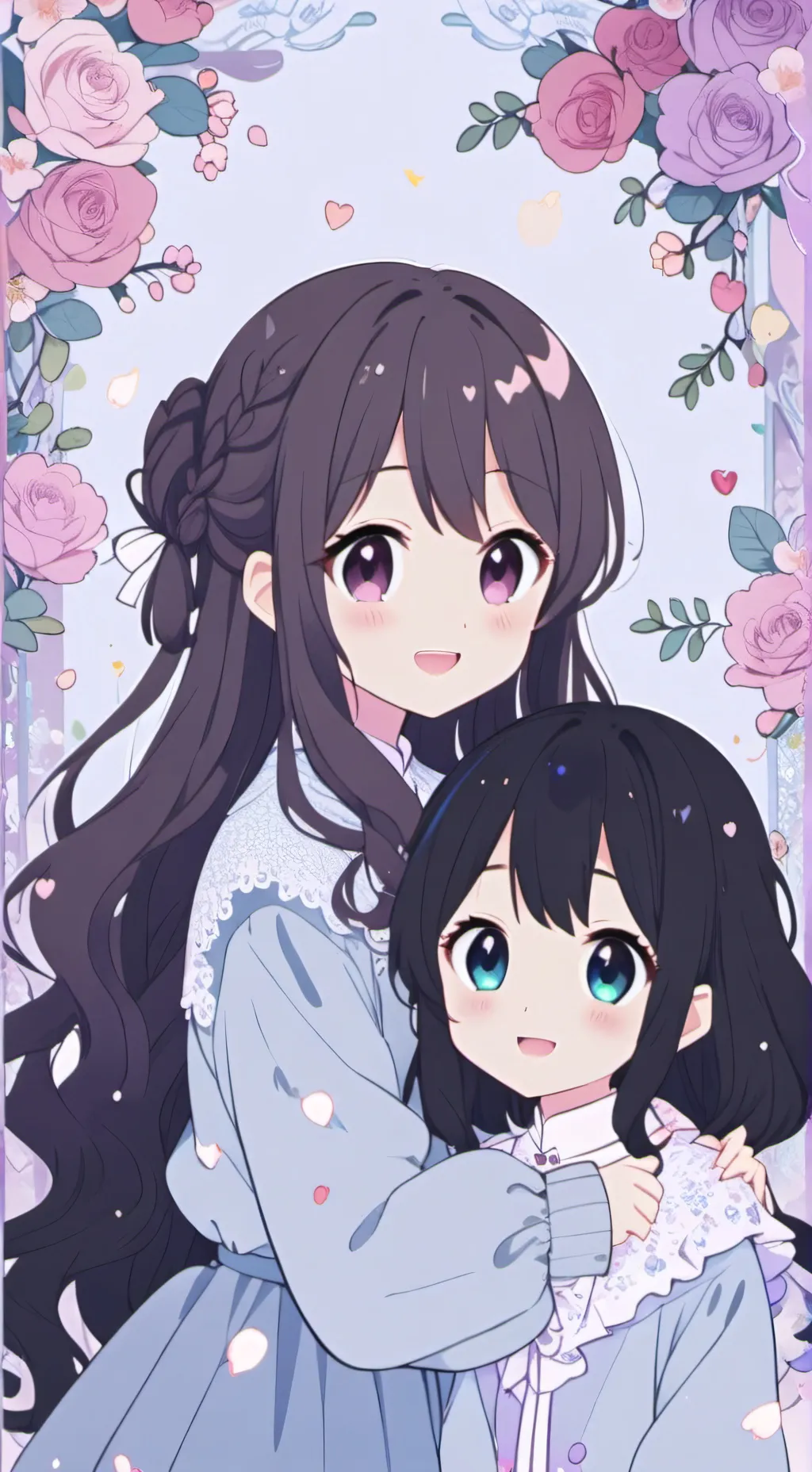 ai character: Sofia y Rosa background