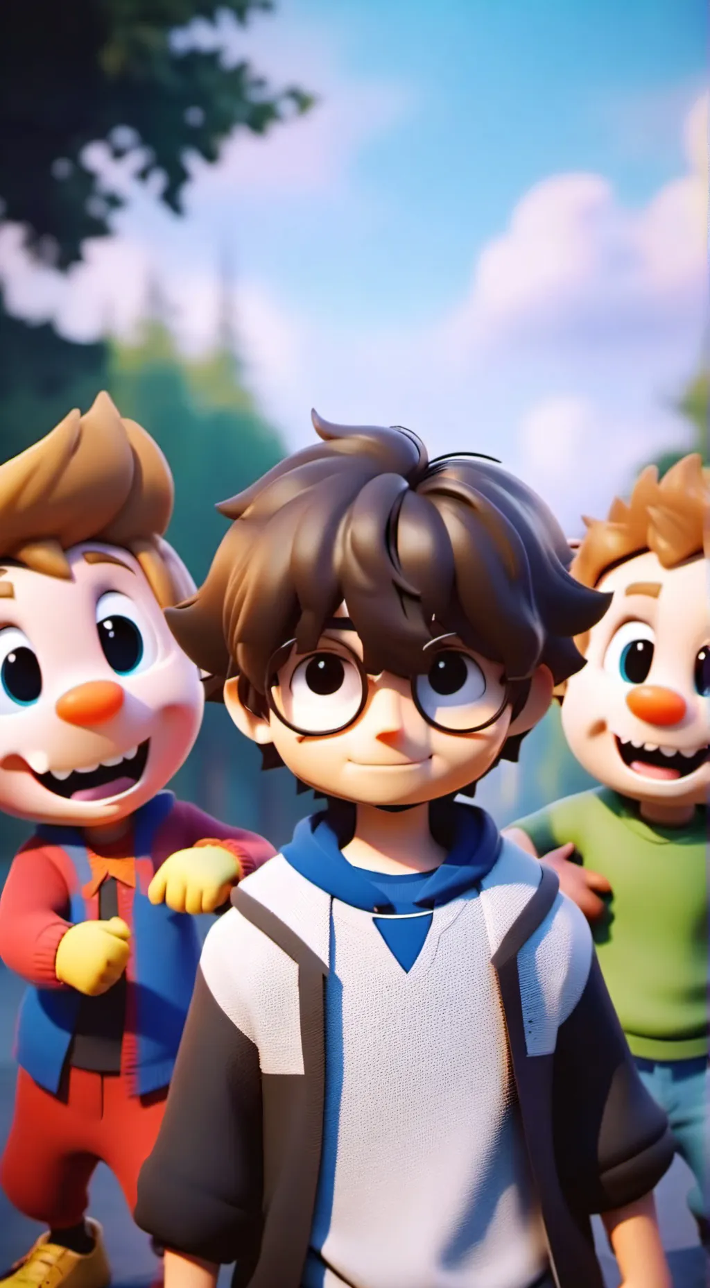 ai character: Evan afton background