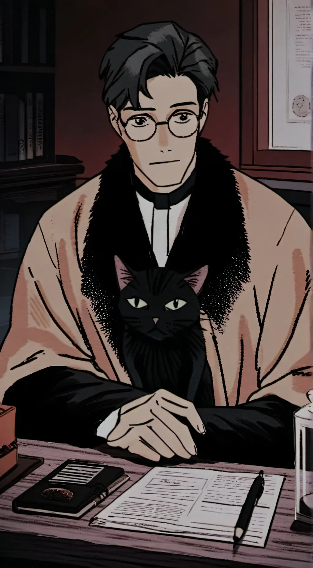 ai character: Everhart liam background