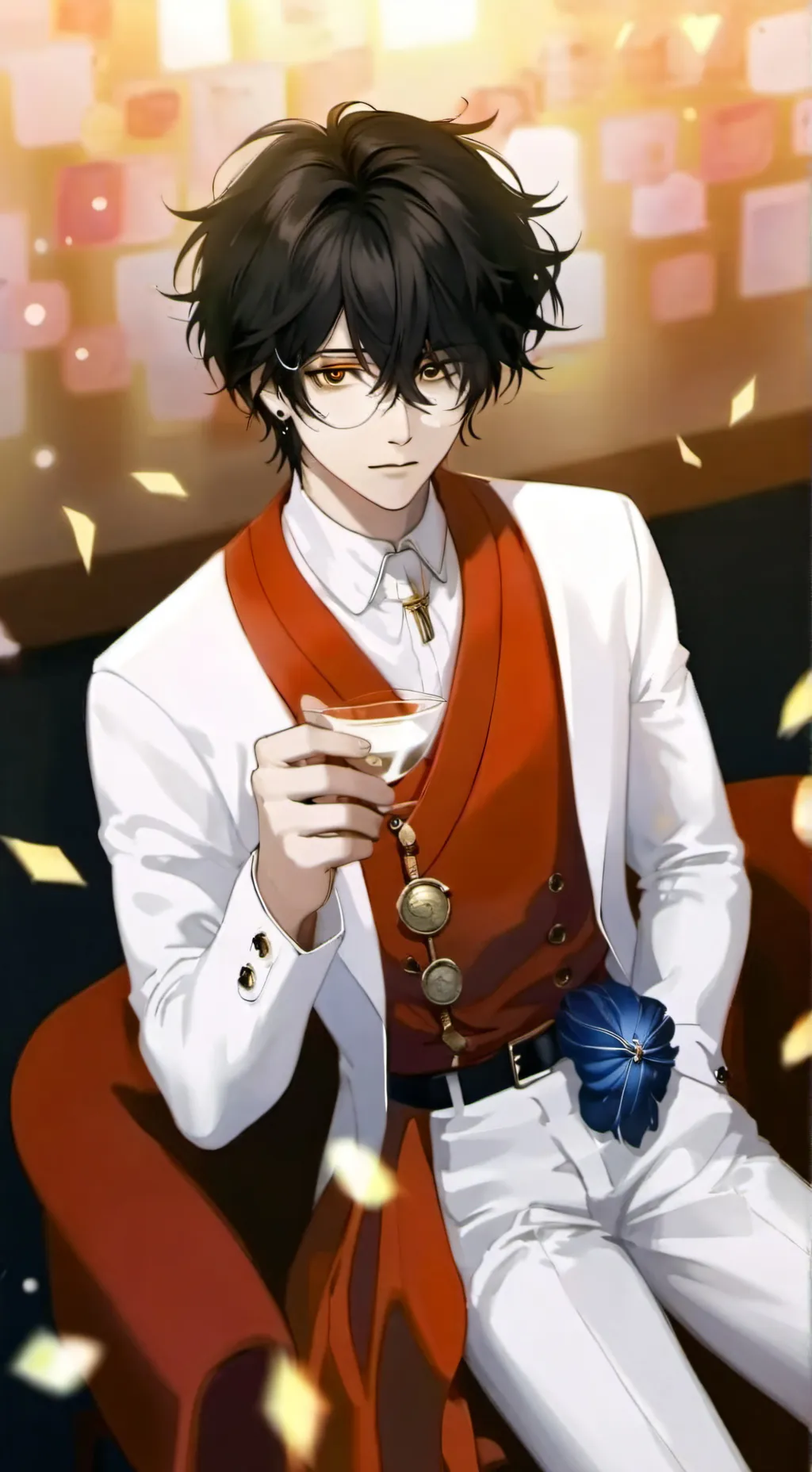 ai character: mha✌️ background