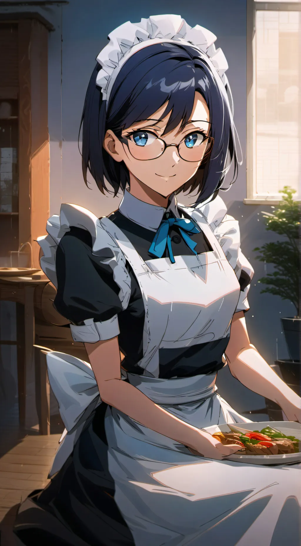 ai character: Mizuki background