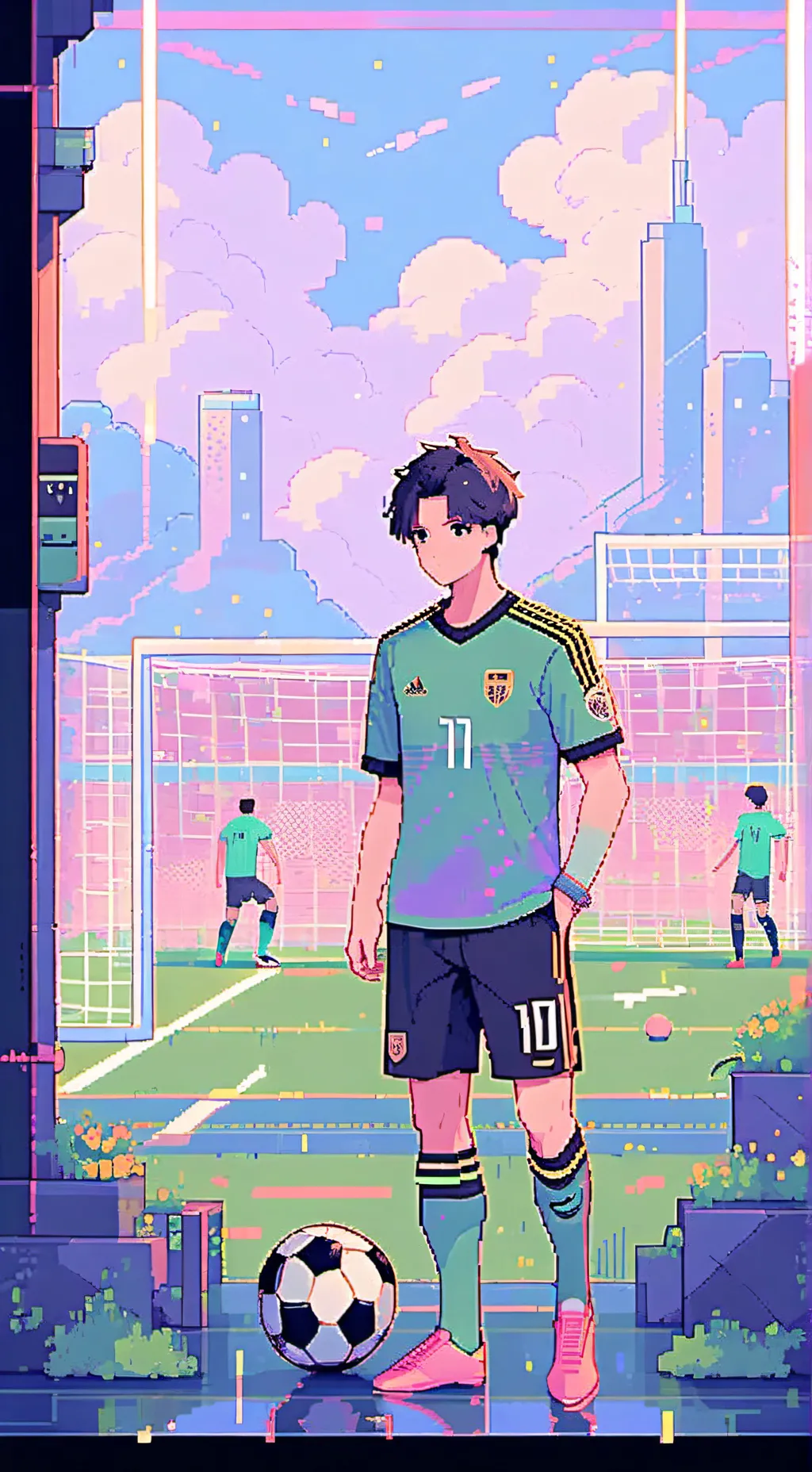 ai character: Football/Soccer  background