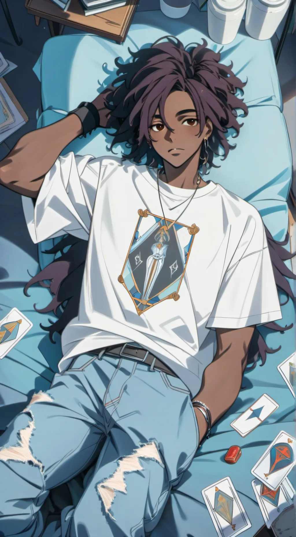 ai character: ~•Raphael•~ background