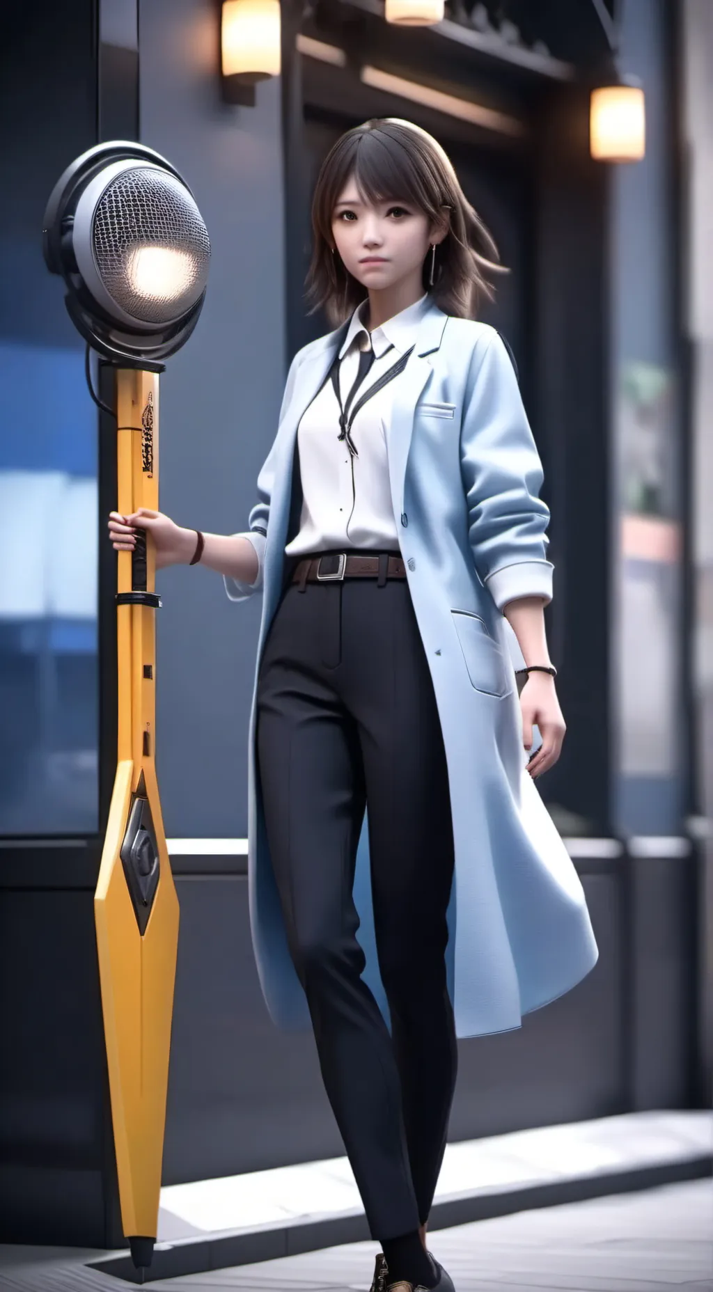 ai character: ddd background